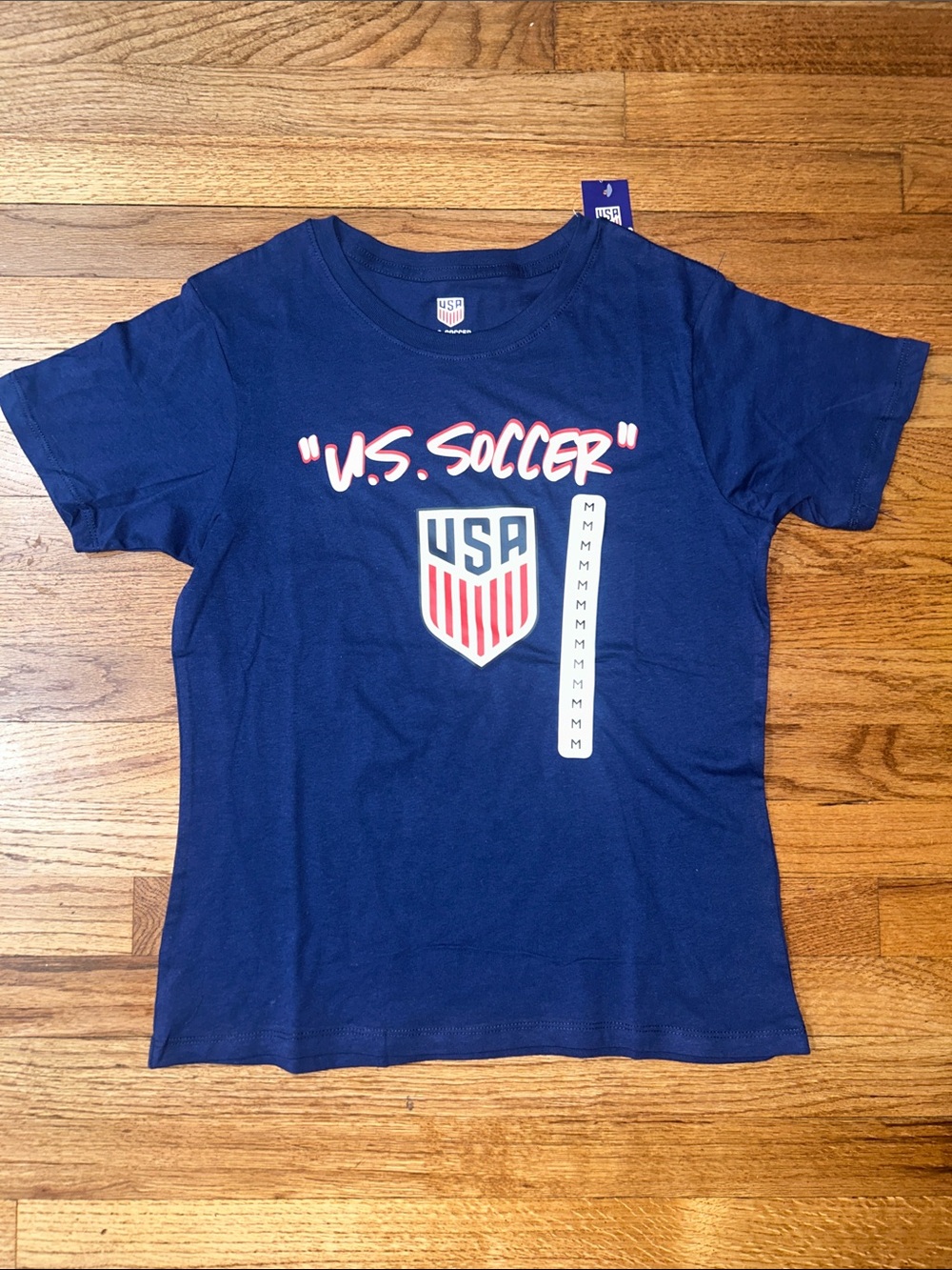 U.S. Soccer' Graphic Tee with USA Shield Women’s Medium NWT